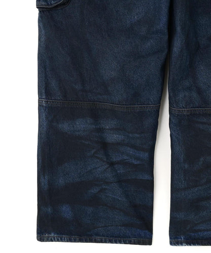 NOT4NERD/ノットフォーナード/Dirty Washed Parachute Cargo Denim Pants