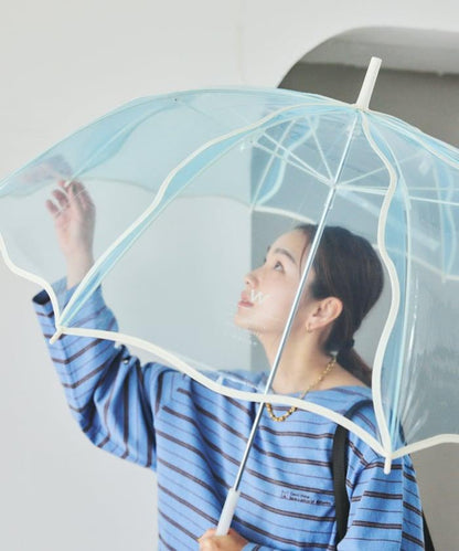 [ビニール傘]ウェービーアンブレラ 雨傘 長傘