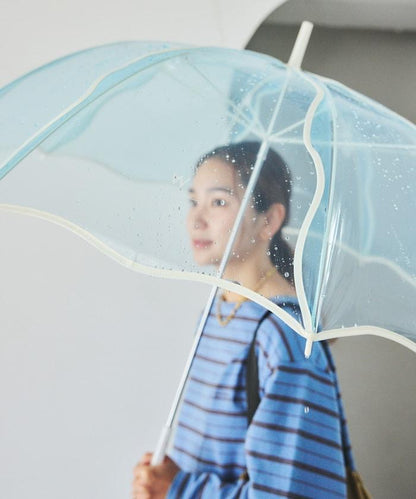 [ビニール傘]ウェービーアンブレラ 雨傘 長傘