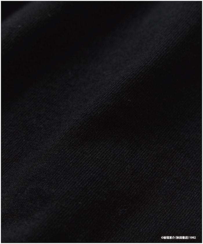 刃牙 「花山薫/侠客立」 プリント クルーネック Tシャツ