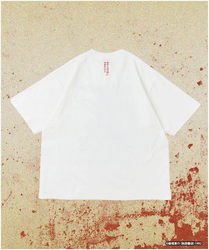 刃牙 「拳勇/烈海王」 プリント クルーネック Tシャツ