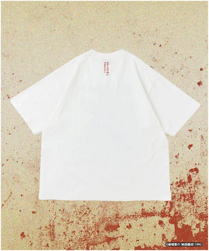 刃牙 「拳勇/烈海王」 プリント クルーネック Tシャツ