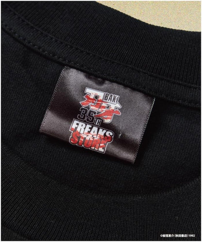 刃牙 「二天一流/宮本武蔵」プリント クルーネック Tシャツ