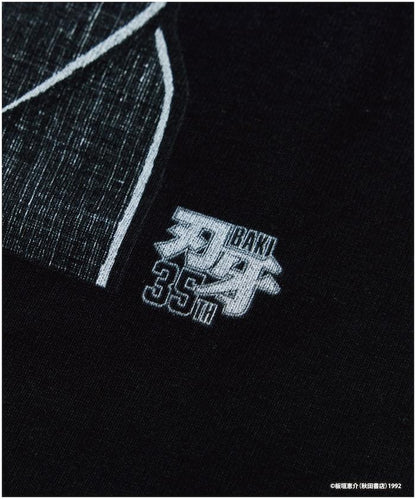 刃牙 「二天一流/宮本武蔵」プリント クルーネック Tシャツ