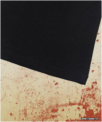 刃牙 「敗北を知りたい/最凶死刑囚」プリント クルーネック Tシャツ
