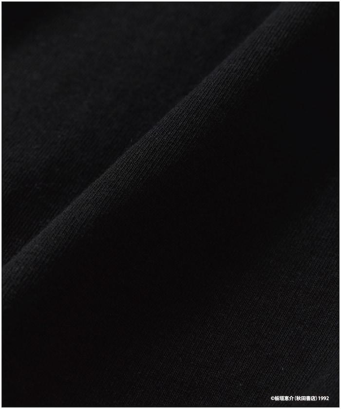 刃牙 「究極の暴力vs究極の武」 プリント クルーネック Tシャツ