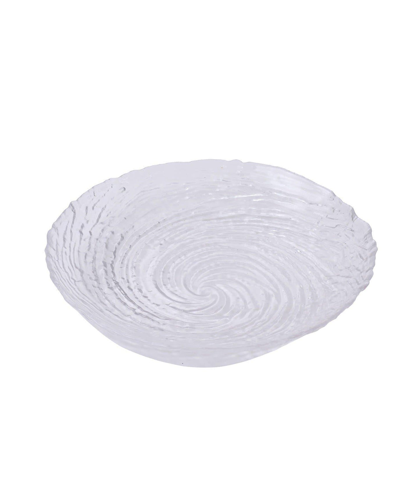 漣漪紋玻璃餐盤 20.5cm
