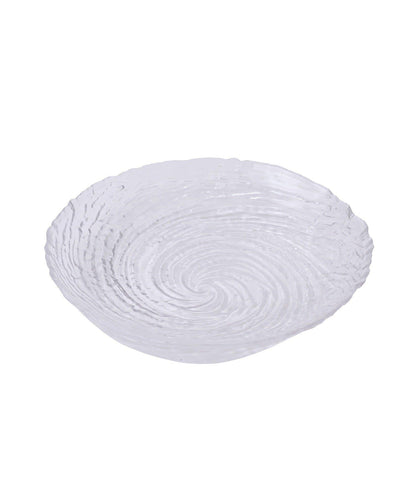 漣漪紋玻璃餐盤 20.5cm