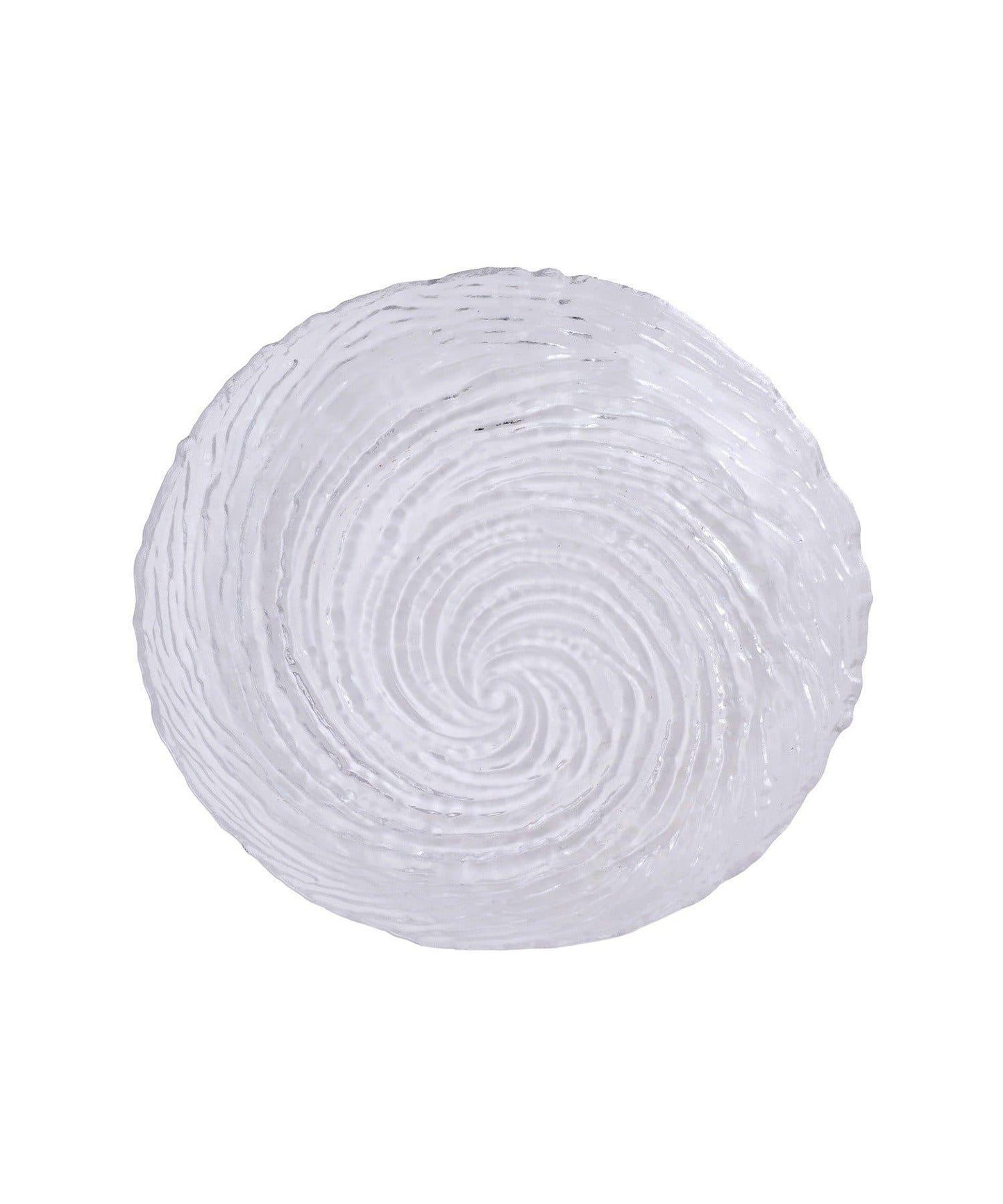漣漪紋玻璃餐盤 20.5cm