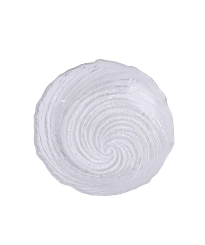 波紋玻璃 14cm 盤