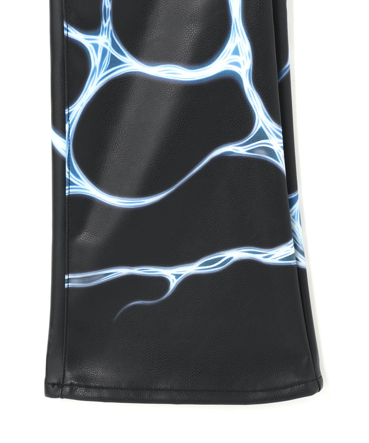 GUAPI グアピ Chrome Web Leather Pant 皮褲
