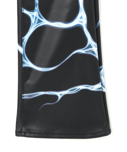 GUAPI グアピ Chrome Web Leather Pant 皮褲