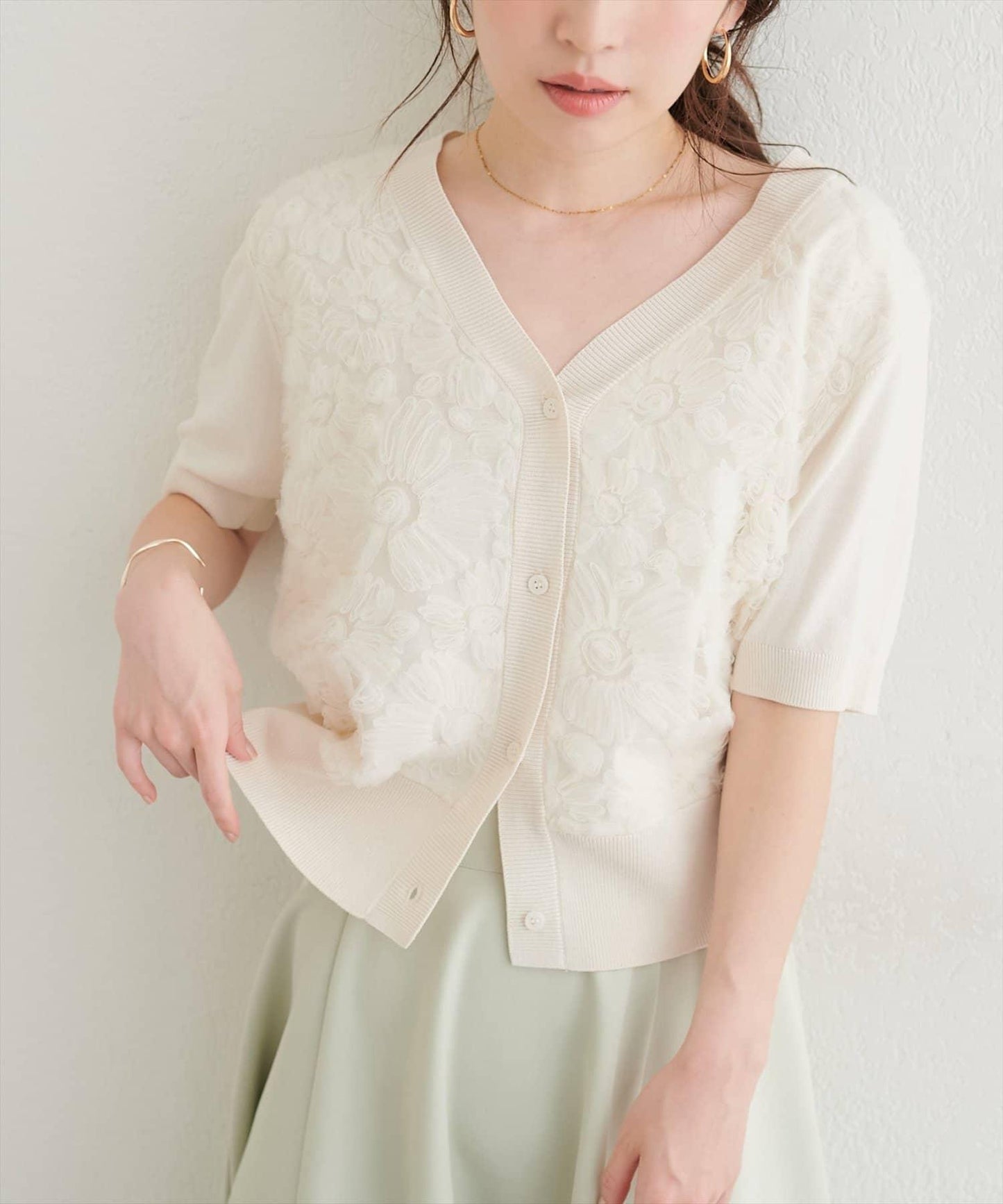 フラワーチュールニット