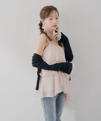 continuer 甜美分層吊帶上衣