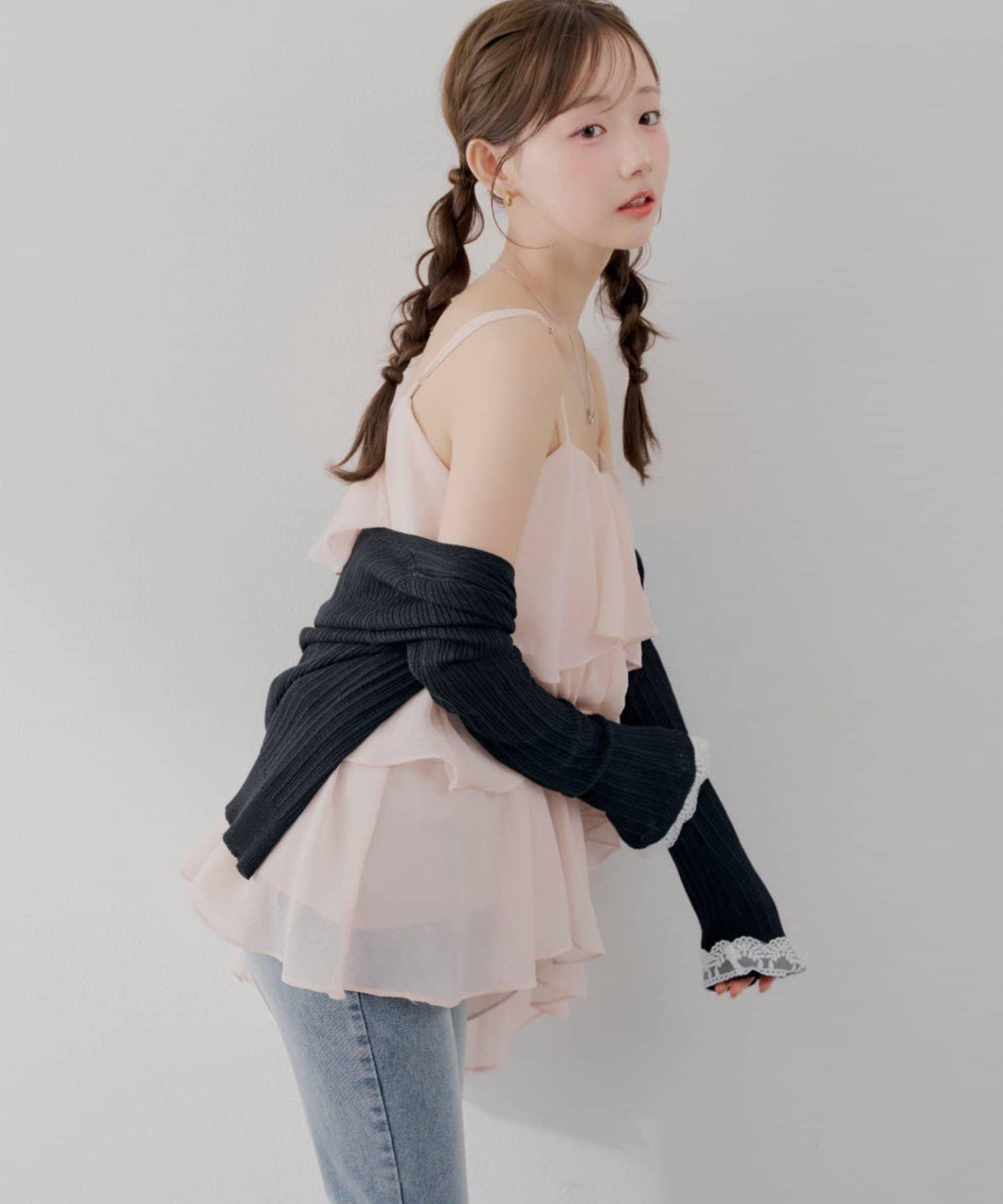 continuer 甜美分層吊帶上衣