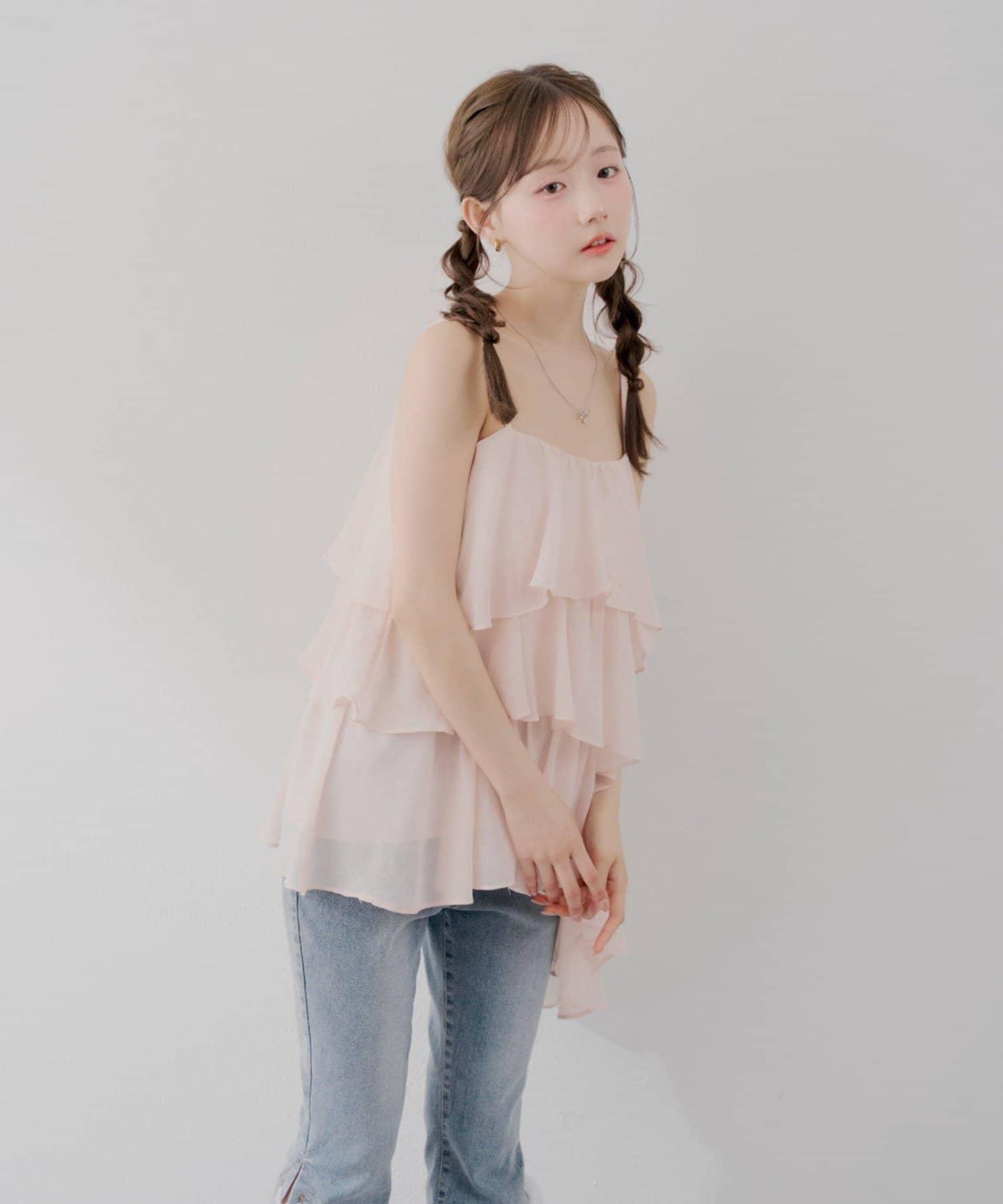 continuer 甜美分層吊帶上衣