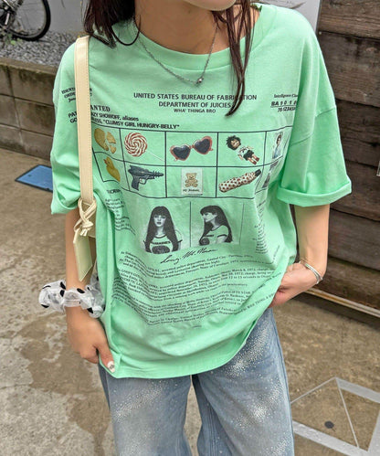 【2サイズ展開】カワイイプリントTEE