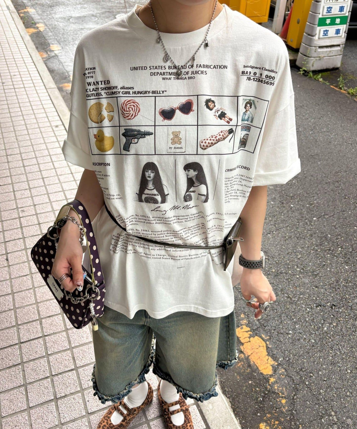 【2サイズ展開】カワイイプリントTEE