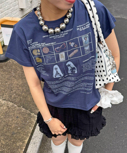 【2サイズ展開】カワイイプリントTEE