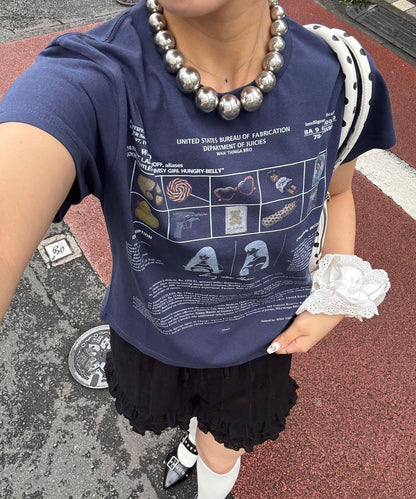 【2サイズ展開】カワイイプリントTEE
