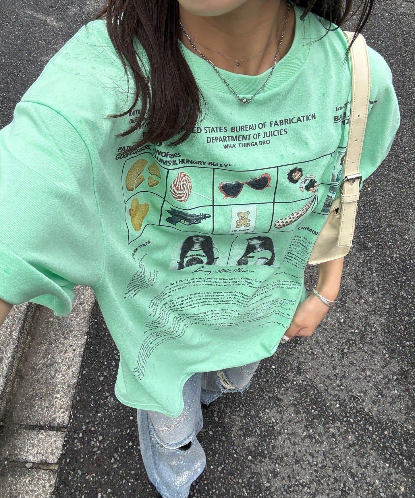 【2サイズ展開】カワイイプリントTEE