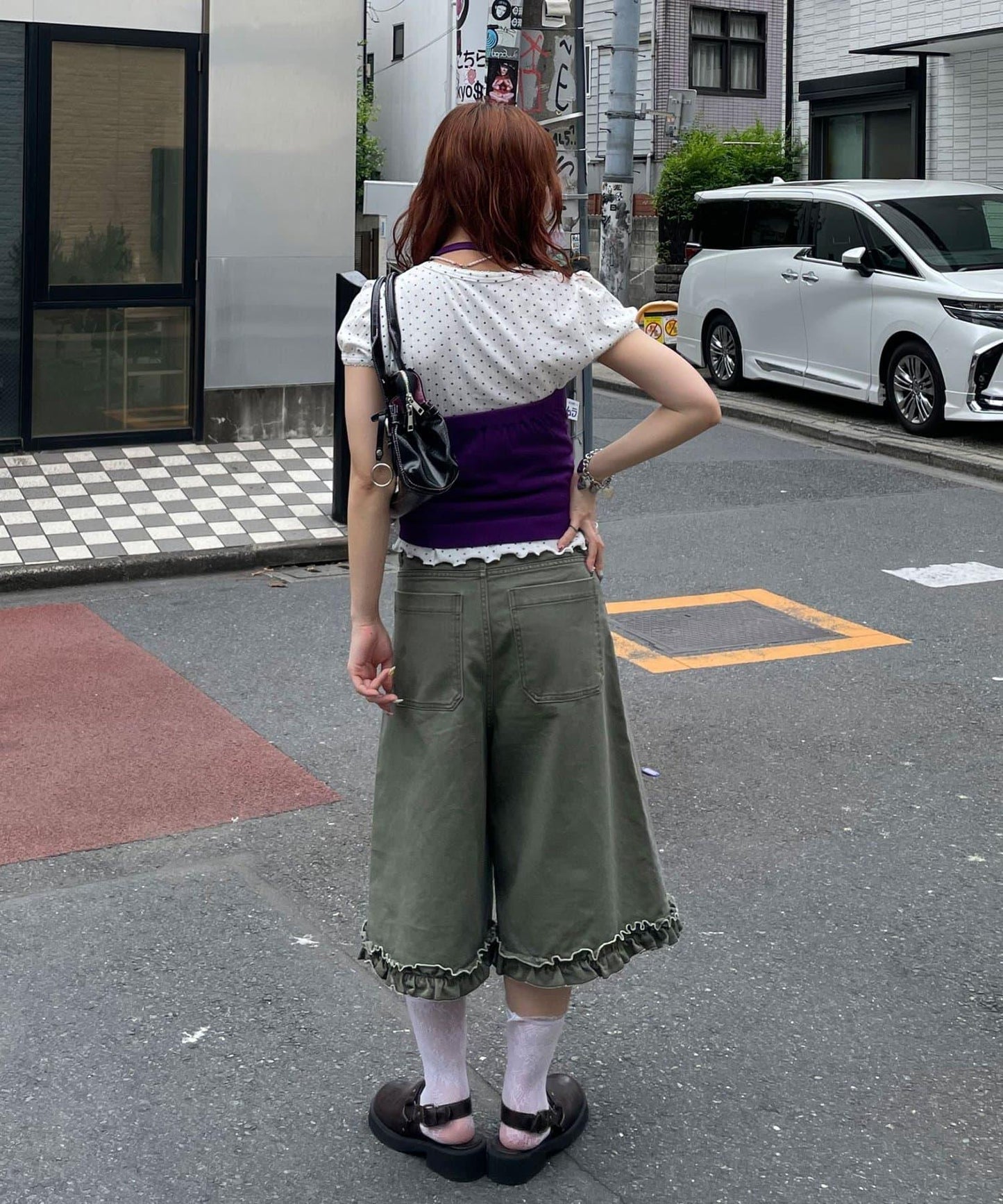 【WEB限定】ホルターネックレイヤードスターボタンキャミソール