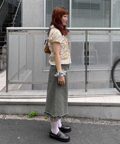 チェックシャーリングコンパクトシャツ