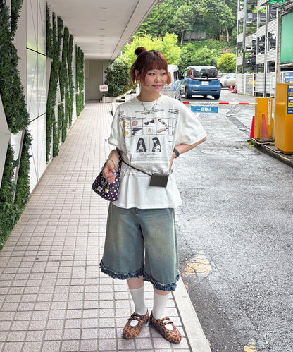 【2サイズ展開】カワイイプリントTEE