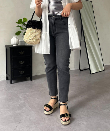 MOMO 錐形牛仔褲