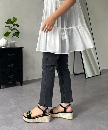 MOMO 錐形牛仔褲