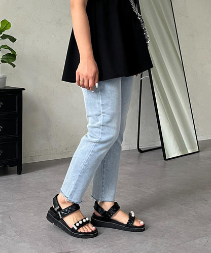 MOMO 錐形牛仔褲