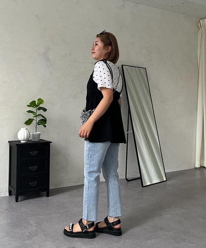 MOMO 錐形牛仔褲