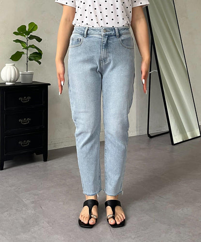 MOMO 錐形牛仔褲