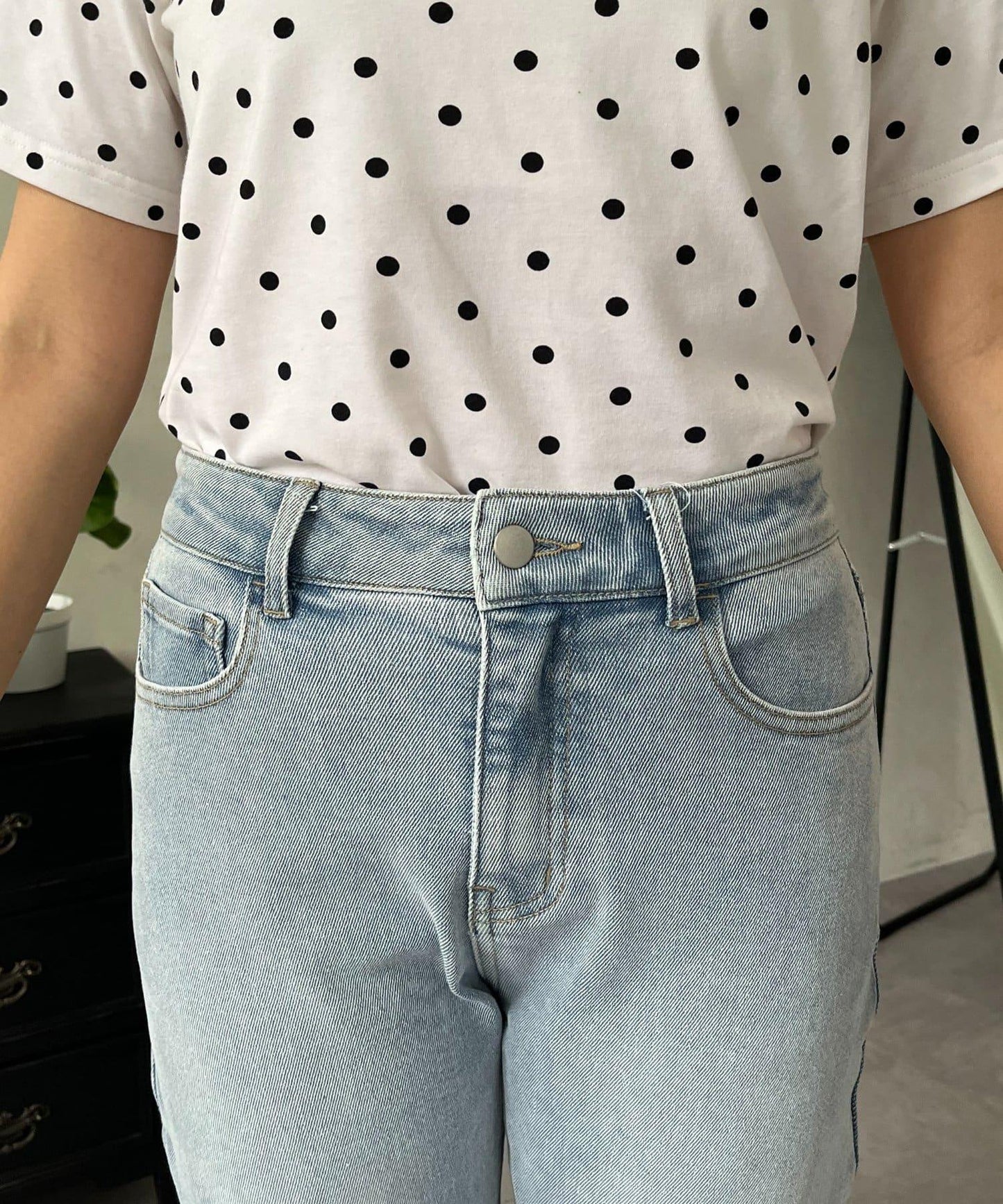 MOMO 錐形牛仔褲
