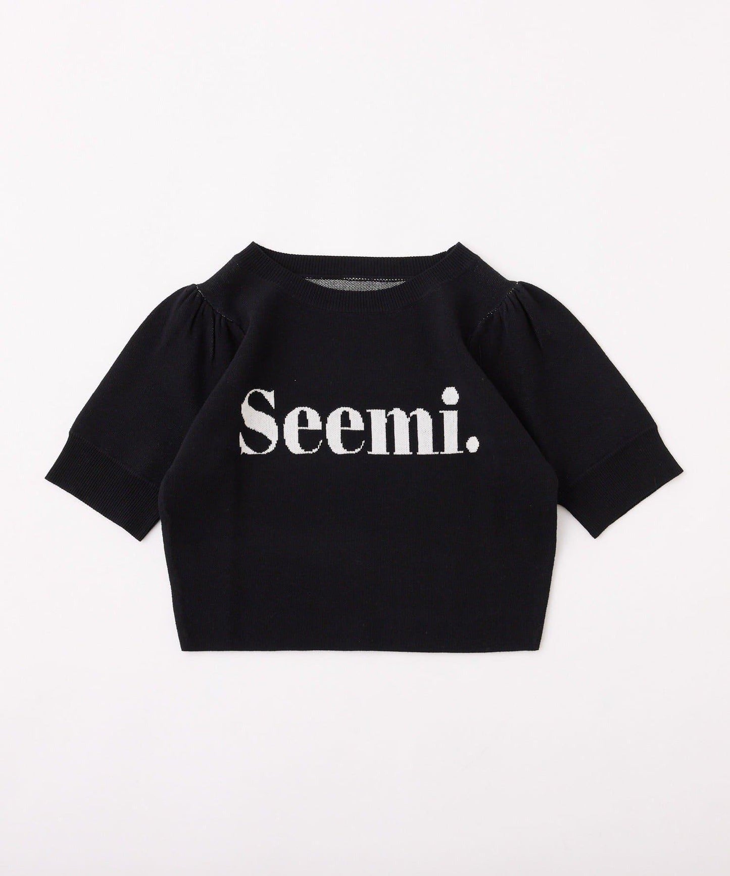 【Seemi】半袖ニット