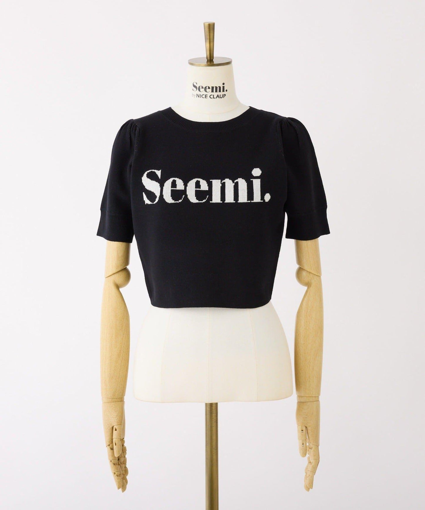 【Seemi】半袖ニット