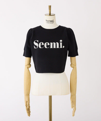 【Seemi】半袖ニット