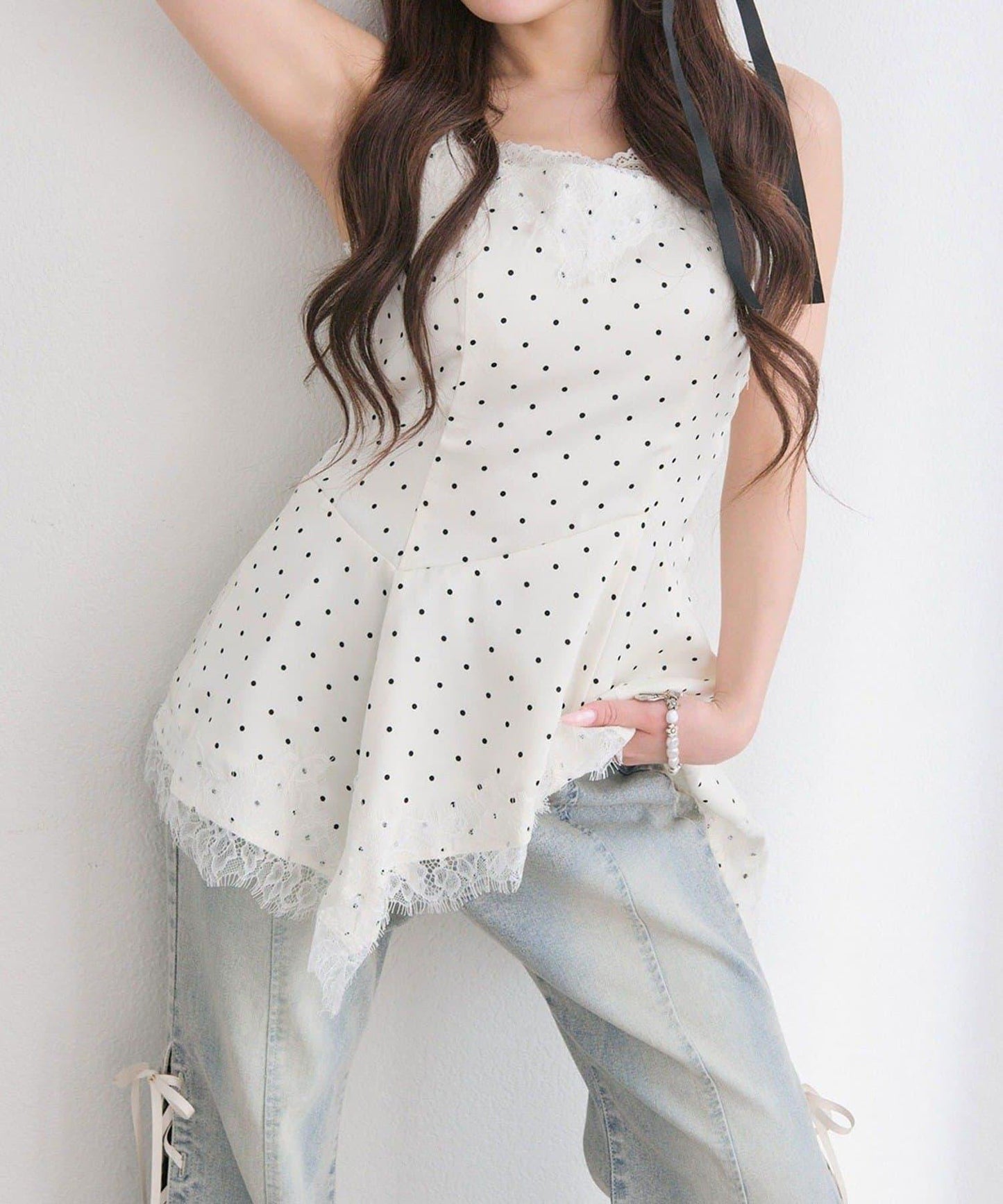 【OLIVE des OLIVE】アシメキャミチュニック