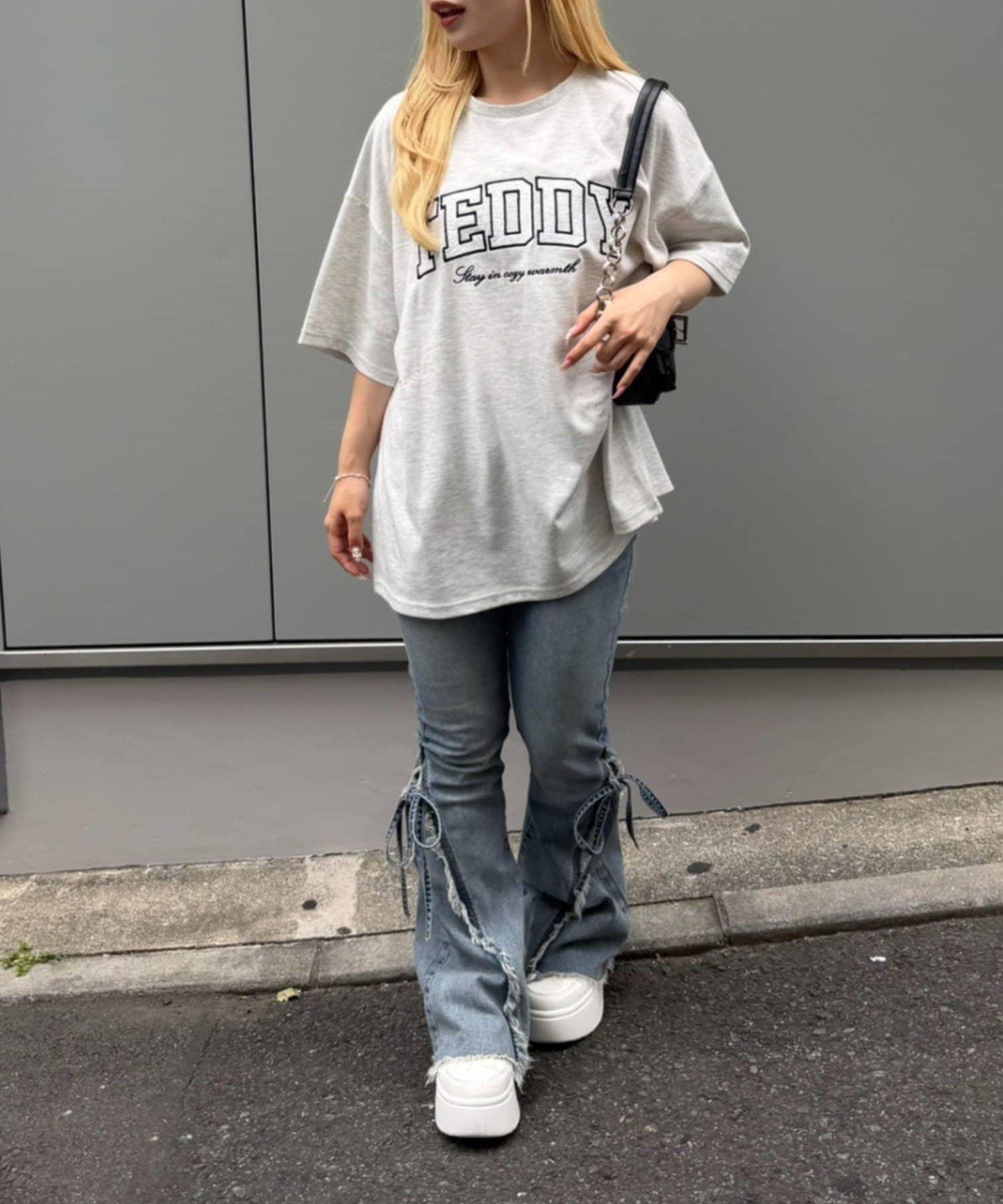 【continuer】レースロゴ×色々ロゴBIGT