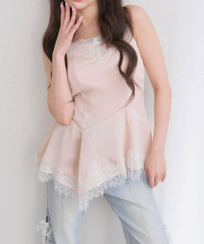 【OLIVE des OLIVE】アシメキャミチュニック