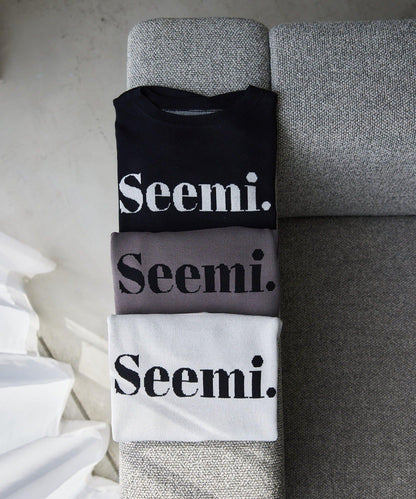 【Seemi】半袖ニット