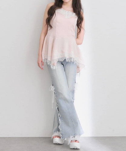【OLIVE des OLIVE】アシメキャミチュニック