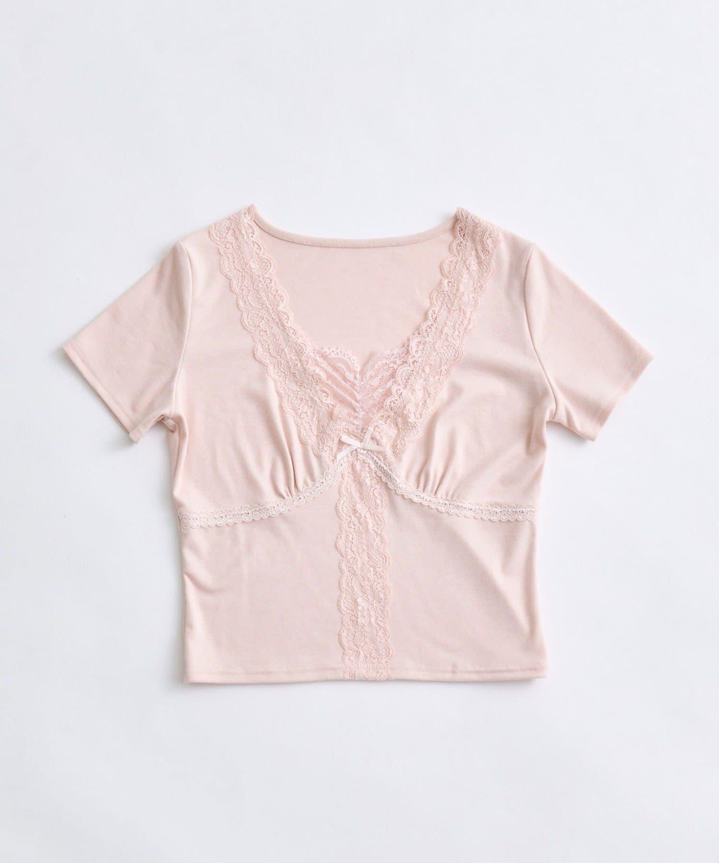 【OLIVE des OLIVE】レース半袖トップス