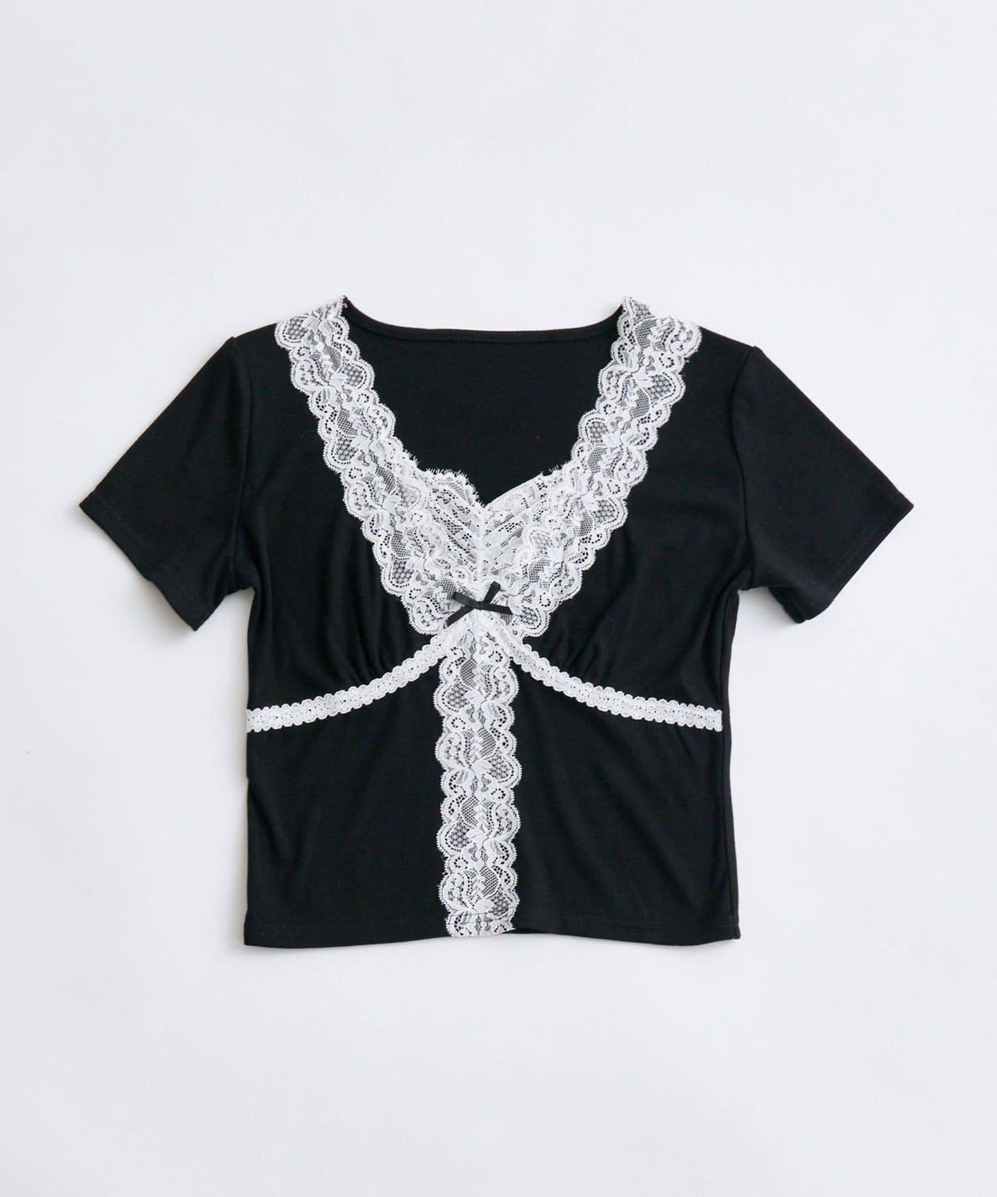 【OLIVE des OLIVE】レース半袖トップス