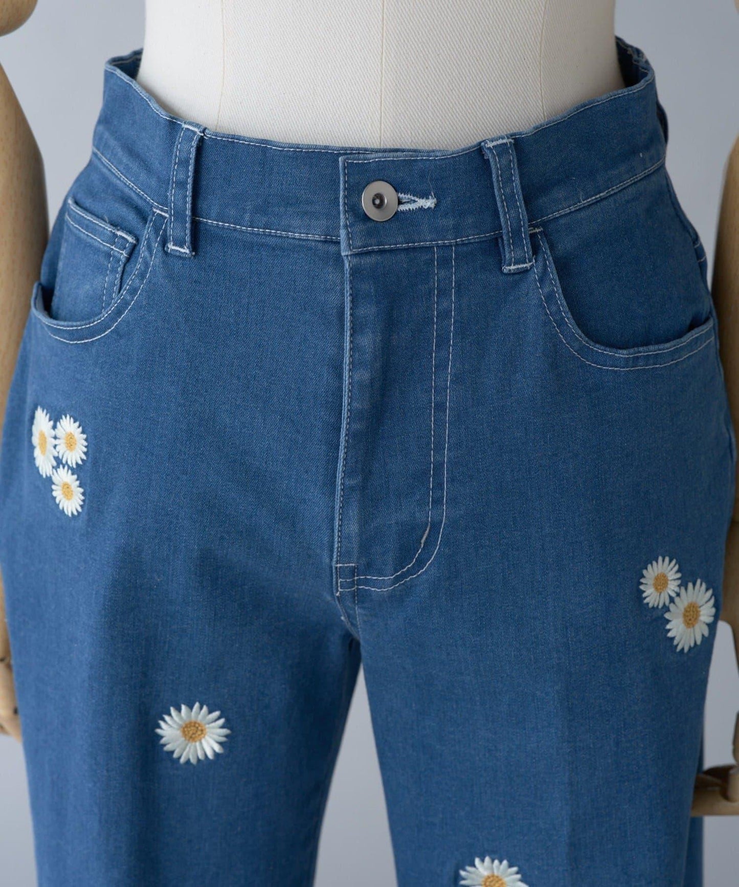【Seemi】刺繍デニム