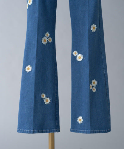 【Seemi】刺繍デニム
