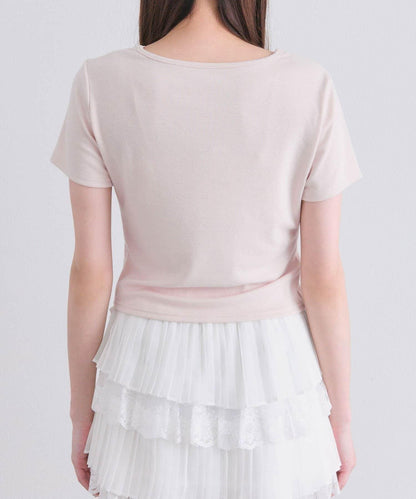 【OLIVE des OLIVE】レース半袖トップス