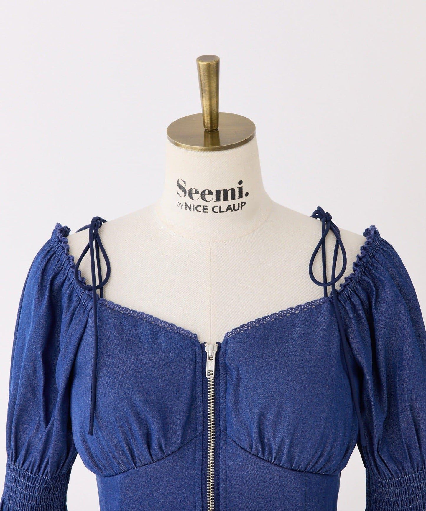 【Seemi】コットンレースブラウス