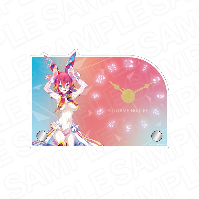 ノーゲーム・ノーライフ_ミニアクリルクロック PALE TONE series ステファニー・ドーラ サイバーバニー ver.