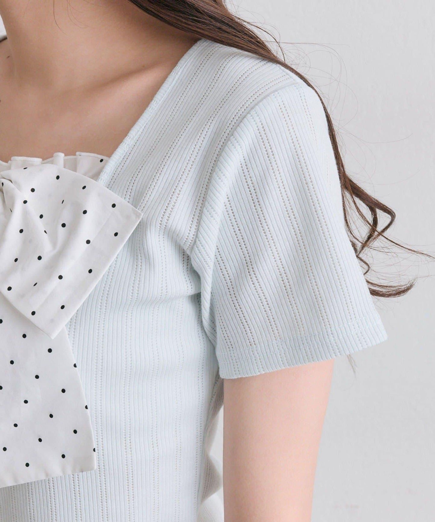 【OLIVE des OLIVE】リボン映え半袖トップス